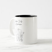 Tasse 2 Couleurs Club de souper (Devant gauche)