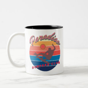 Tasse 2 Couleurs Club de surf Summerfun-Plage météo