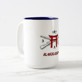 Tasse 2 Couleurs Co une INFANTERIE Rakkasans de 3/187 (Devant gauche)