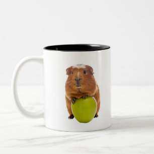 Tasse 2 Couleurs cobaye et pomme verte
