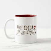 Tasse 2 Couleurs Coca Chaud Servi Ici Mignonne Écriture De Main Vac (Gauche)