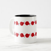 Tasse 2 Couleurs Coccinelle (Devant gauche)