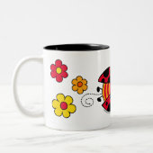 Tasse 2 Couleurs Coccinelle mignonne comme insecte (Gauche)