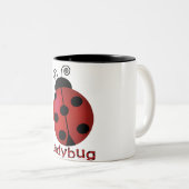 Tasse 2 Couleurs Coccinelle simple (Devant droit)