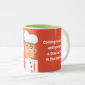 Tasse 2 Couleurs Cocinero (Devant droit)