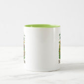 Tasse 2 Couleurs Cockapoo Saint-Patrick Chanceux Chien Pot d'Or (Centre)