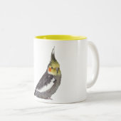 Tasse 2 Couleurs Cockatiel (11oz) (Devant droit)