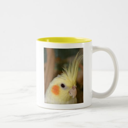Tasse 2 Couleurs Cockatiel Cutie (Droit)
