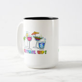 TASSE 2 COULEURS COCKTAILS VERRES - COUPE - STEIN - VERRE (Devant gauche)