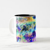 Tasse 2 Couleurs Code art ADN (Devant gauche)