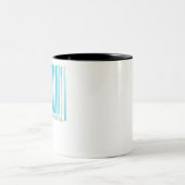 Tasse 2 Couleurs Code-barres numérique d'équipe pour les nerds (Centre)