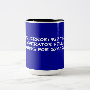 Tasse 2 Couleurs Code d'erreur de délai