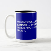 Tasse 2 Couleurs Code d'erreur de délai (Gauche)