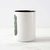Tasse 2 Couleurs Code est ma zone de confort Cyberpunk Programmeur (Centre)