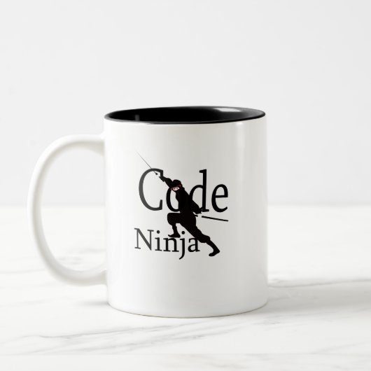 Tasse 2 Couleurs Code Ninja (Gauche)