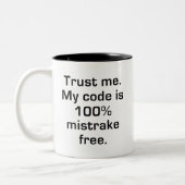Tasse 2 Couleurs Code sans erreur (Gauche)