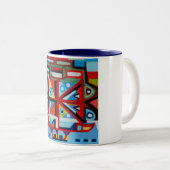 Tasse 2 Couleurs Code ville Alien (Devant droit)