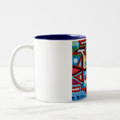 Tasse 2 Couleurs Code ville Alien (Gauche)