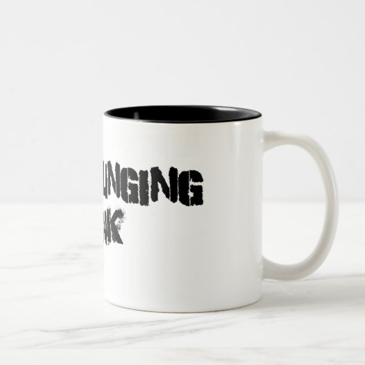 Tasse 2 Couleurs Codez lancer le punk (Droit)