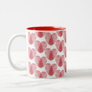 Tasse 2 Couleurs Cœur