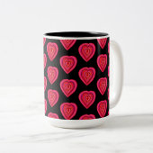 Tasse 2 Couleurs Coeur (Devant droit)