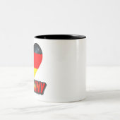 Tasse 2 Couleurs Coeur Allemagne (Centre)