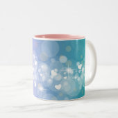 Tasse 2 Couleurs Coeur clair (Devant droit)