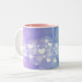Tasse 2 Couleurs Coeur clair (Devant gauche)