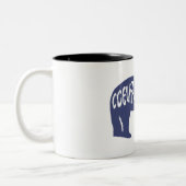 Tasse 2 Couleurs Coeur d'Alene Idaho Bear (Gauche)