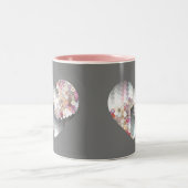 Tasse 2 Couleurs Coeur d'amour moderne (Centre)