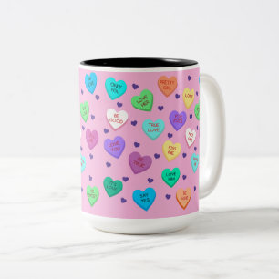 Tasse 2 Couleurs Coeur de conversation