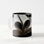 Tasse 2 Couleurs Coeur de la Bible (Devant gauche)