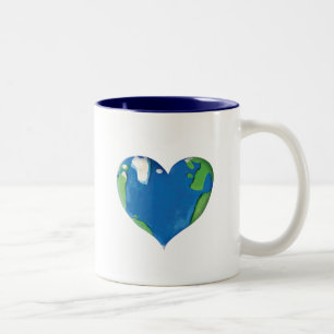 Tasse 2 Couleurs cœur de la terre
