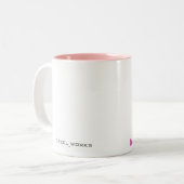 Tasse 2 Couleurs Coeur dessus pour vous ! (Devant gauche)