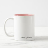 Tasse 2 Couleurs Coeur dessus pour vous ! (Gauche)