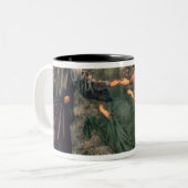 Tasse 2 Couleurs Coeur du rose (Devant gauche)