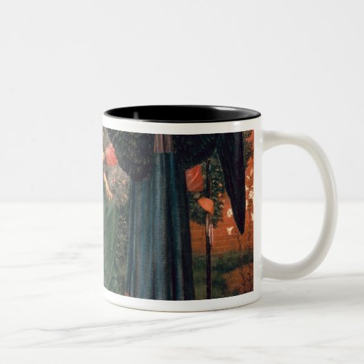 Tasse 2 Couleurs Coeur du rose (Droit)