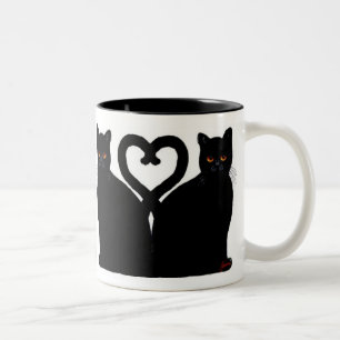 Tasse 2 Couleurs Coeur lumineux de yeux