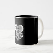 TASSE 2 COULEURS COEUR OU MÊME "AMOUR" (Devant droit)