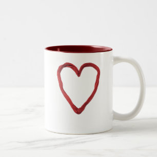 Tasse 2 Couleurs Coeurs