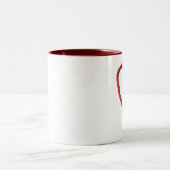Tasse 2 Couleurs Coeurs (Centre)