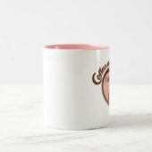 Tasse 2 Couleurs Coeurs de café (Centre)