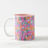 Tasse 2 Couleurs Coeurs de conversation (Gauche)