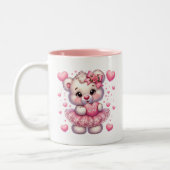 Tasse 2 Couleurs Cœurs de la Saint-Valentin (Gauche)