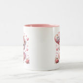 Tasse 2 Couleurs Cœurs de la Saint-Valentin (Centre)