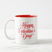 Tasse 2 Couleurs Cœurs de la Saint-Valentin (Gauche)
