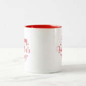 Tasse 2 Couleurs Cœurs de la Saint-Valentin (Centre)