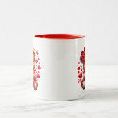 Tasse 2 Couleurs Cœurs de la Saint-Valentin (Centre)