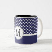 Tasse 2 Couleurs Coeurs doux (Devant droit)