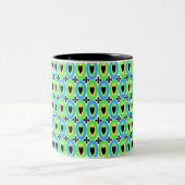 Tasse 2 Couleurs Coeurs ovales (Centre)